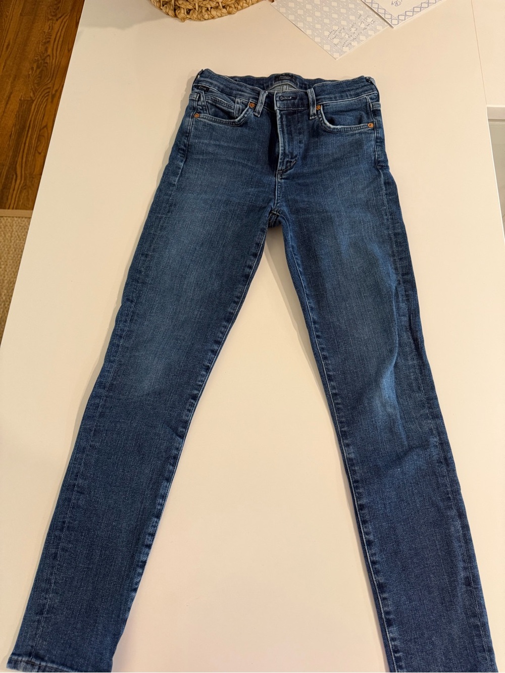 Citizens Of Humanity Slim Dark Blue Skinny Jeans